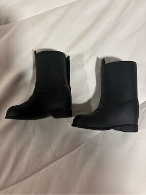 Battat Black 18” Doll Western Boots, Riding boots- Kids baby doll Accessory
